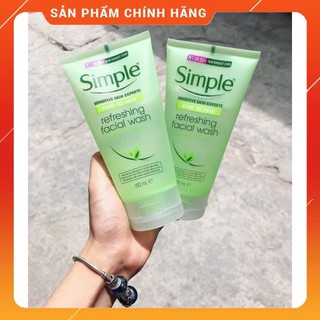 ☘️☘️ Sữa rửa mặt Simple [Giá sale]- dạng Gel, phù hợp mọi loại da🌿