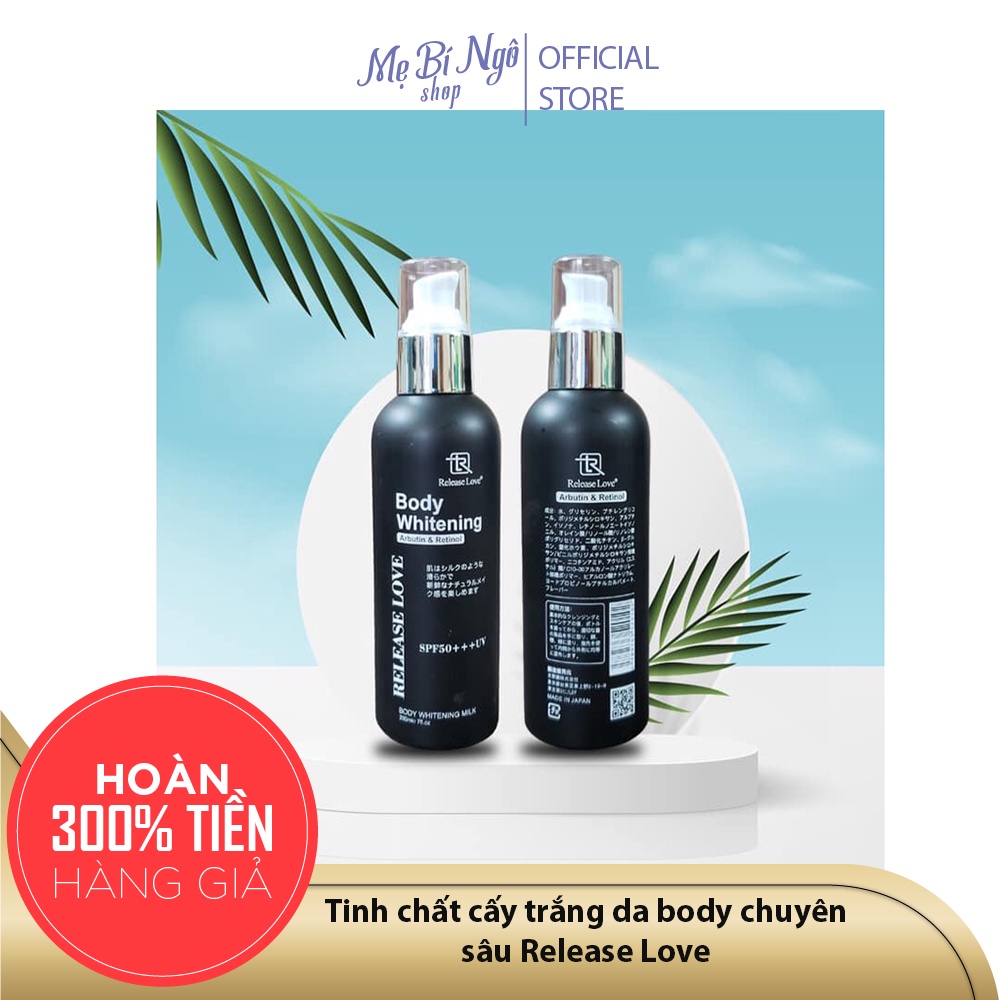 Tinh chất cấy trắng da body chuyên sâu Release Love