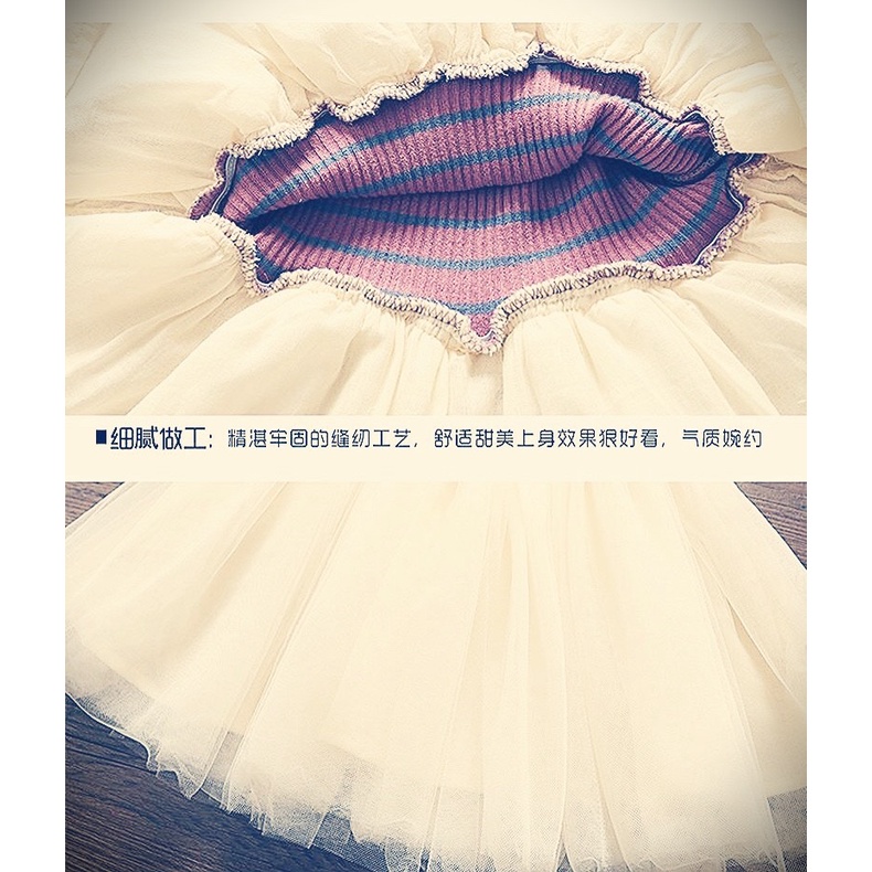 VÁY LEN TĂM cộc tay, CỔ tròn bèo nhún PHỐI VOAN HÀNG QUẢNG CHÂU CAO CẤP CHO BÉ GÁI