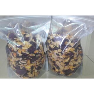 2kg trái cây sấy hàng vụn giòn ngon loại 1
