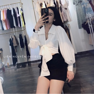 Áo sm nơ với cv chữ a 🎀