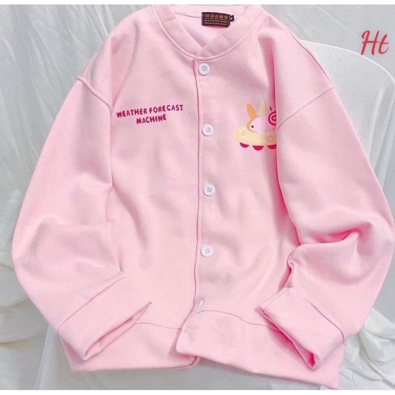 Áo Bom ber logo thỏ đĩa bay H2