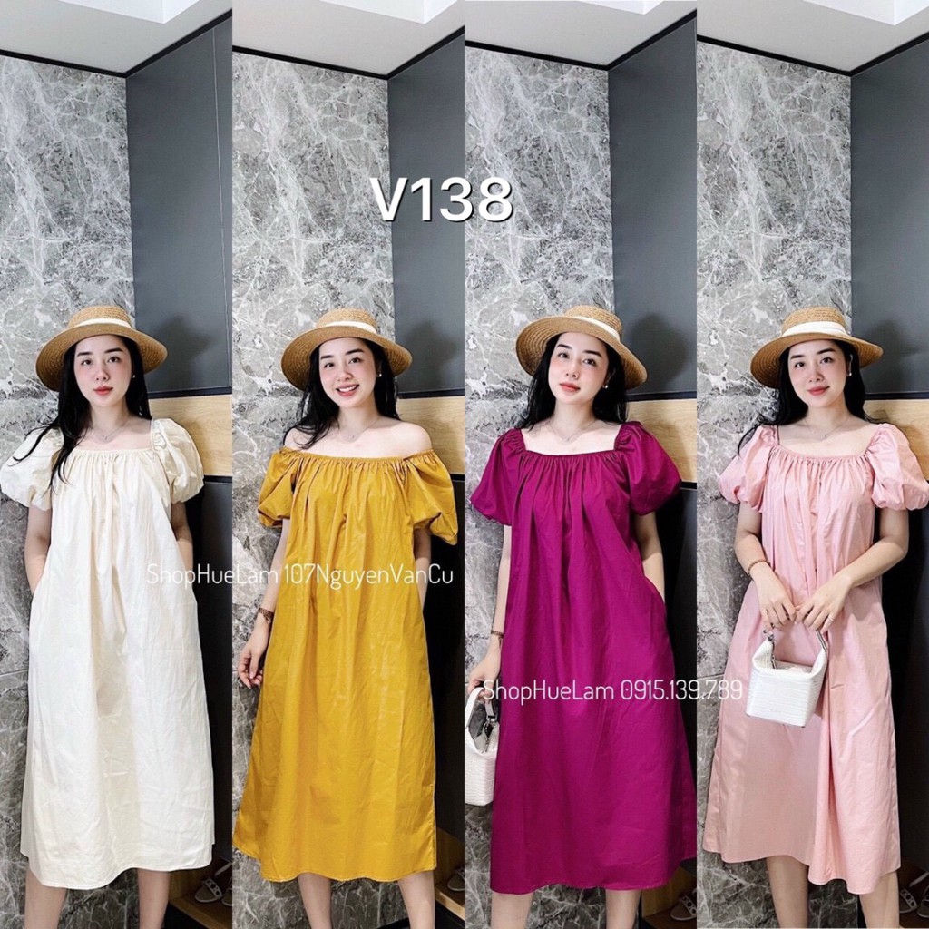 VÁY SUÔNG TAY BỒNG MẶC 2 KIỂU SIÊU XINH V138 | WebRaoVat - webraovat.net.vn