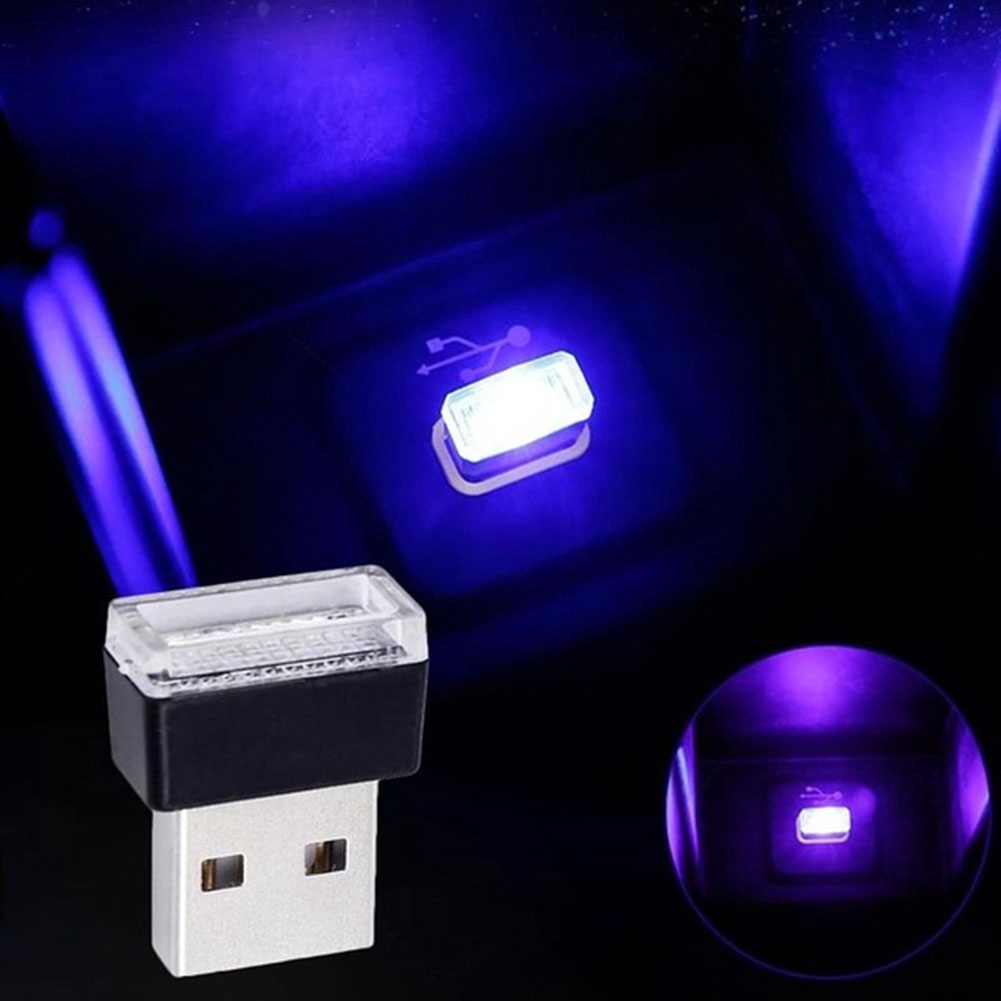 Mới Đèn LED USB Mini Không Dây Trang Trí Nội Thất Xe Hơi