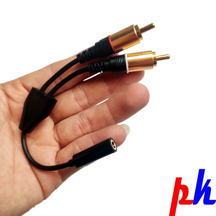 Jack chuyển AV sang 3.5 âm DT0242, RCA sang 3.5 âm