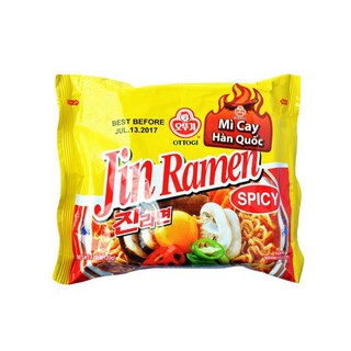 combo 10 gói Mì Ottogi cay Jin Ramen gói 120g