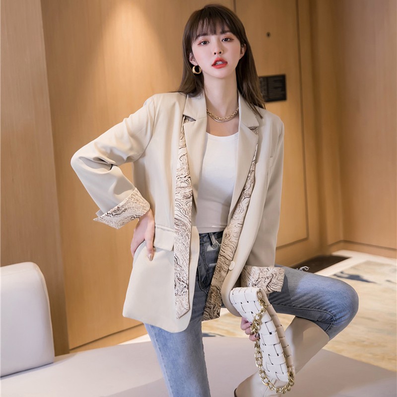 (Hàng Đẹp CC)Áo Áo blazer thiết kể kiểu mới phối khăn độc đáo-HC515.Ảnh thật 5 hình cuối