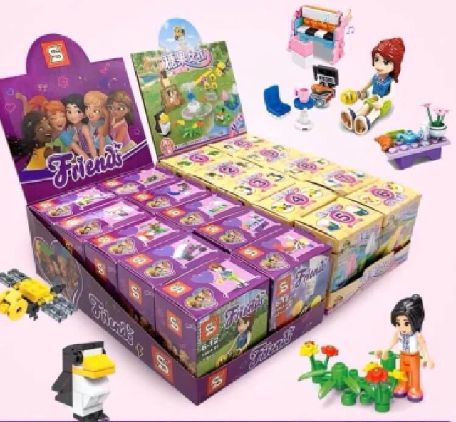 |sẵn siêu rẻ| LEGO FRIENDS LẮP RÁP MÔ HÌNH TRÒ CHƠI TRÍ TUỆ 18 - 23 CHI TIẾT MÔ HÌNH CỬA HÀNG XÍCH ĐU XE ĐẨY...