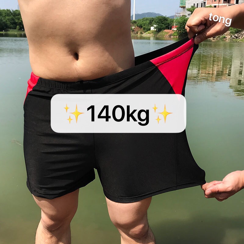 Quần bơi Boxer chất liệu Nylon thoải mái có Size lớn 140kg dành cho nam giới