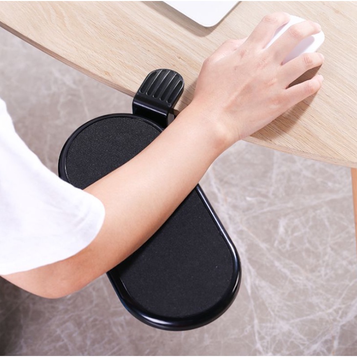 Giá đỡ kê tay máy tính bàn phím, chuột gắn bàn có thể xoay cho dân văn phòng