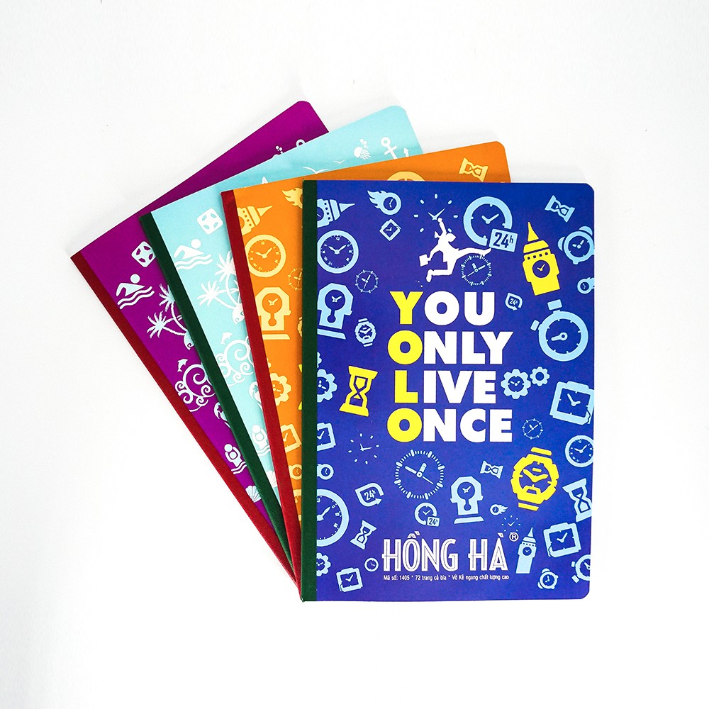 Vở kẻ ngang 72 trang Hồng Hà Study Yolo