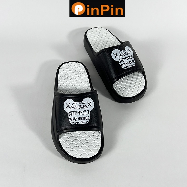 Dép nam đúc bánh mì PinPin chất liệu eva nhẹ đa năng đế chống mòn trơn trượt không thấm nước - dw233B