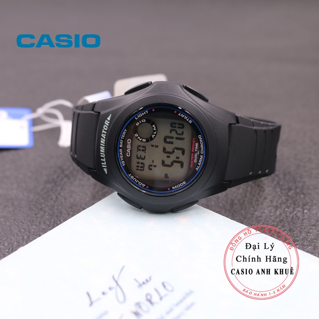 Đồng hồ nam Casio F-200W-1ADF dây nhựa