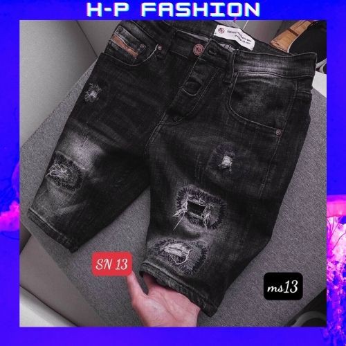 Quần Sọt Nam 🔵 𝐅𝐑𝐄𝐄 𝐒𝐇𝐈𝐏 🔵 Quần Short Jean Nam - Sooc Jean Co Giãn Thời Trang Hpfashion - Qsjnhp021