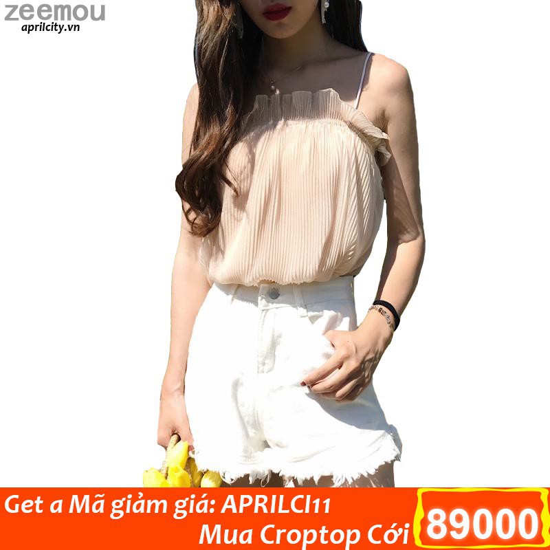 Áo Croptop sát nách thiết kế đơn giản cho nữ | BigBuy360 - bigbuy360.vn