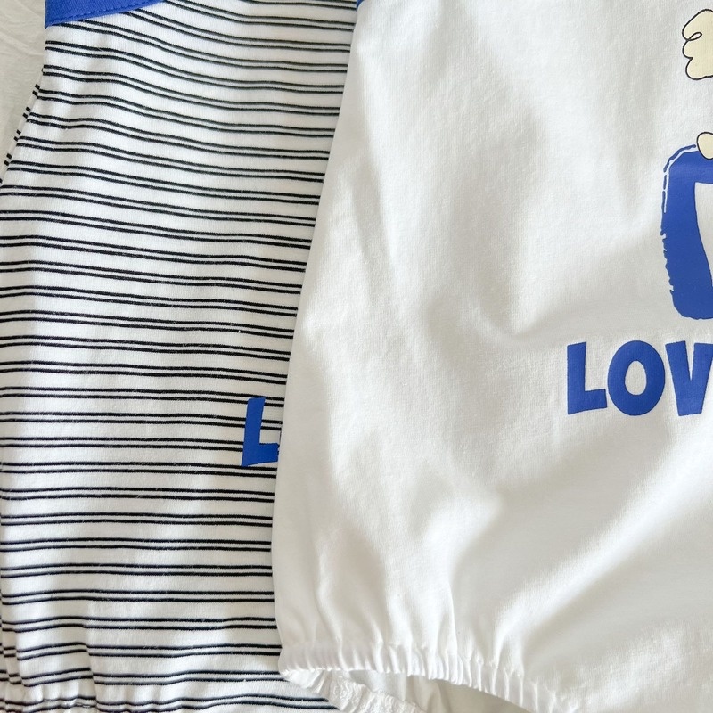 Bộ Áo Liền Quần Bằng Cotton Không Tay Thời Trang Mùa Hè Cho Bé Sơ Sinh 0-2 Tuổi