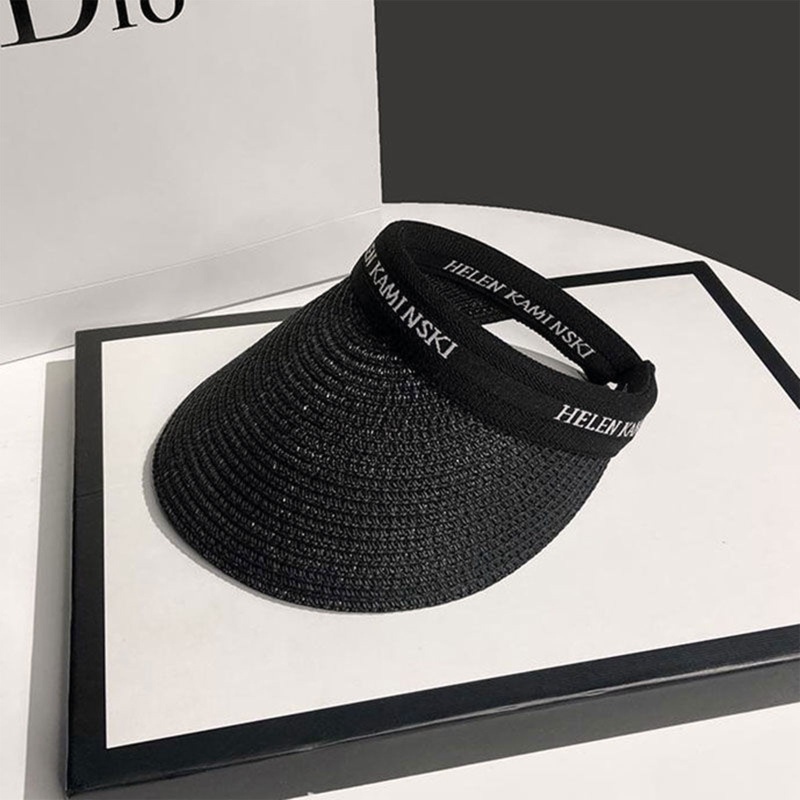 Mũ Cói Đi Biển Thêu Chữ Thoáng Khí Thời Trang Mùa Hè Cho Bạn Gái