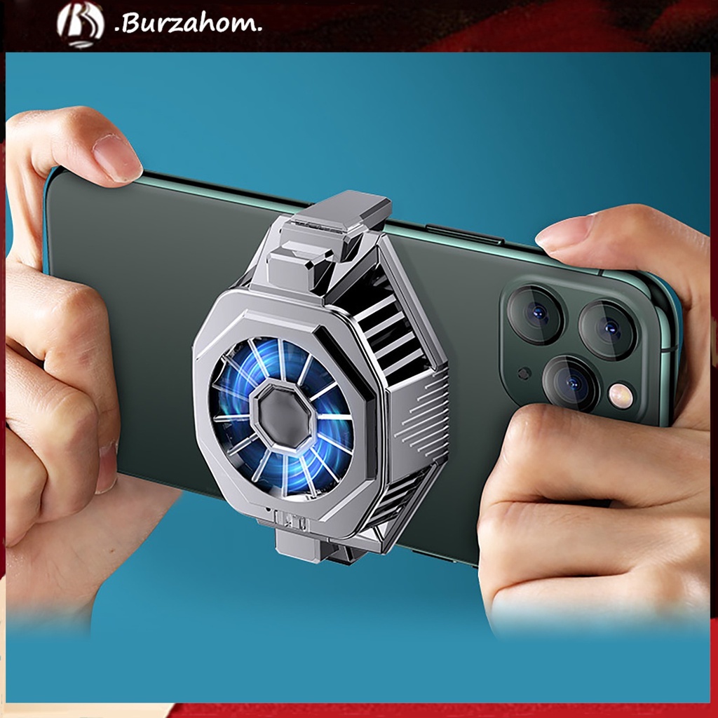 Quạt Tản Nhiệt Nhanh Bán Dẫn 5 Cánh Xoay Được Có Thể Thu Gọn Cho Chơi Game Trên Điện Thoại
