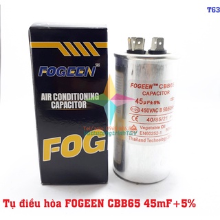 Tụ điều hòa 2 chân CBB65 45uF+5%