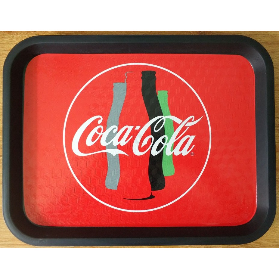 Coca Cola Khay Nhựa Đựng Trà / Trái Cây Phong Cách Phương Tây