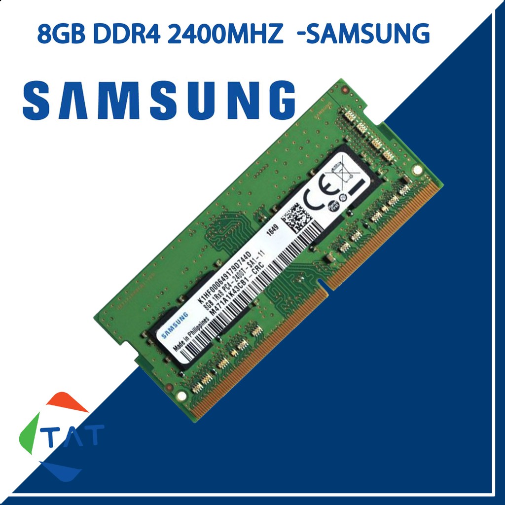 Ram Laptop Samsung 8GB DDR4 2400MHz Mới Chính Hãng - Bảo hành 36 tháng