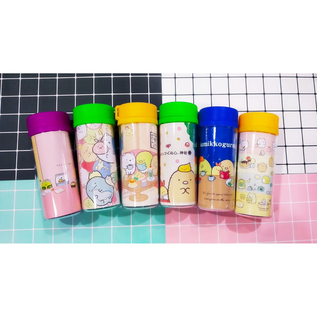 cốc 2 lớp sumikko CN13 cốc giữ nhiệt ly 2 lớp cốc làm lạnh dễ thương 250ml