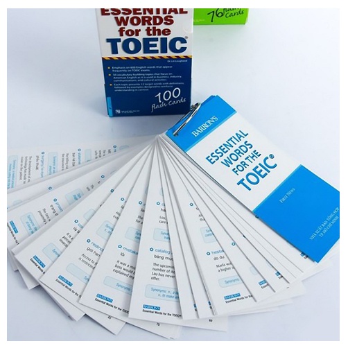 Sách - Hộp Flash Cards - 600 Essential Words For The TOEIC