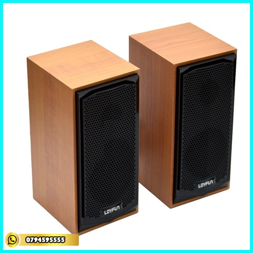 Loa vi tính siêu bền vỏ gỗ loyfun M22 ,Loa Goldtech FT-102 công suất 6W