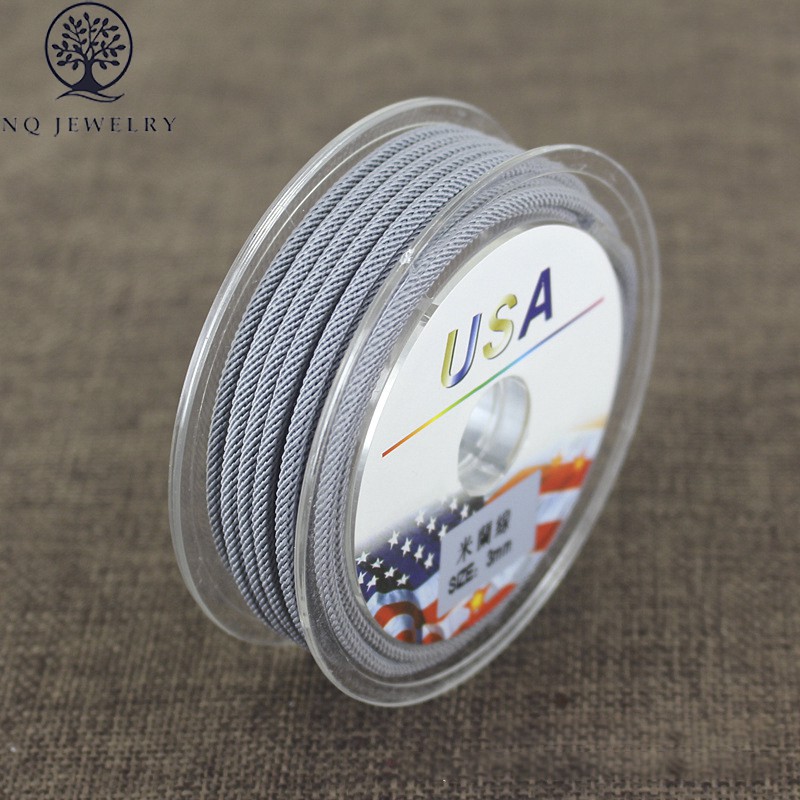 Bó 1m dây vải dù 3mm, dây cao cấp làm vòng Paracord