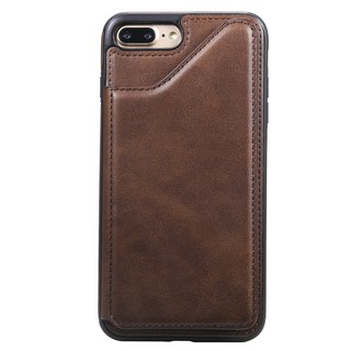 Ốp lưng da pu từ tính cho iphone 7 8 plus x xs