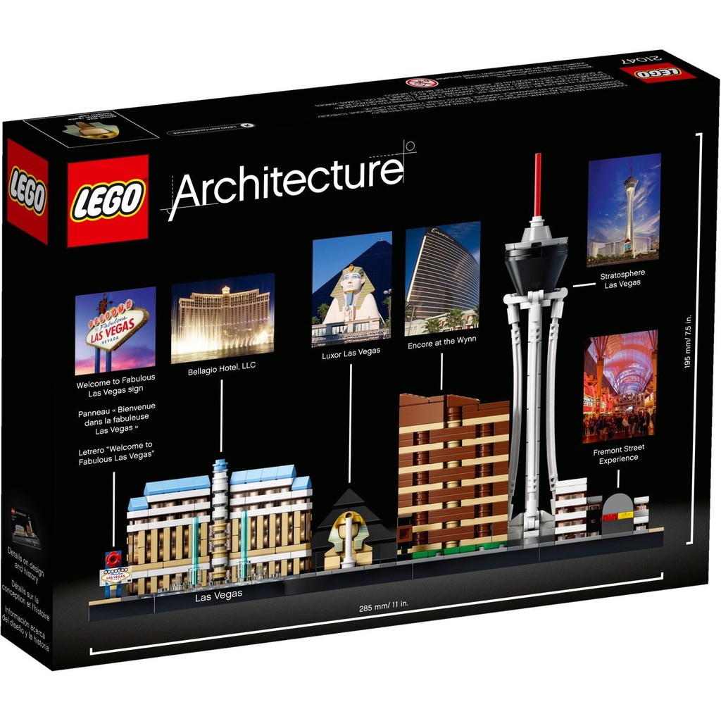 []Có sẵn[] 21047 Lego Architecture Las Vegas - Kiến trúc thành phố Las Vegas