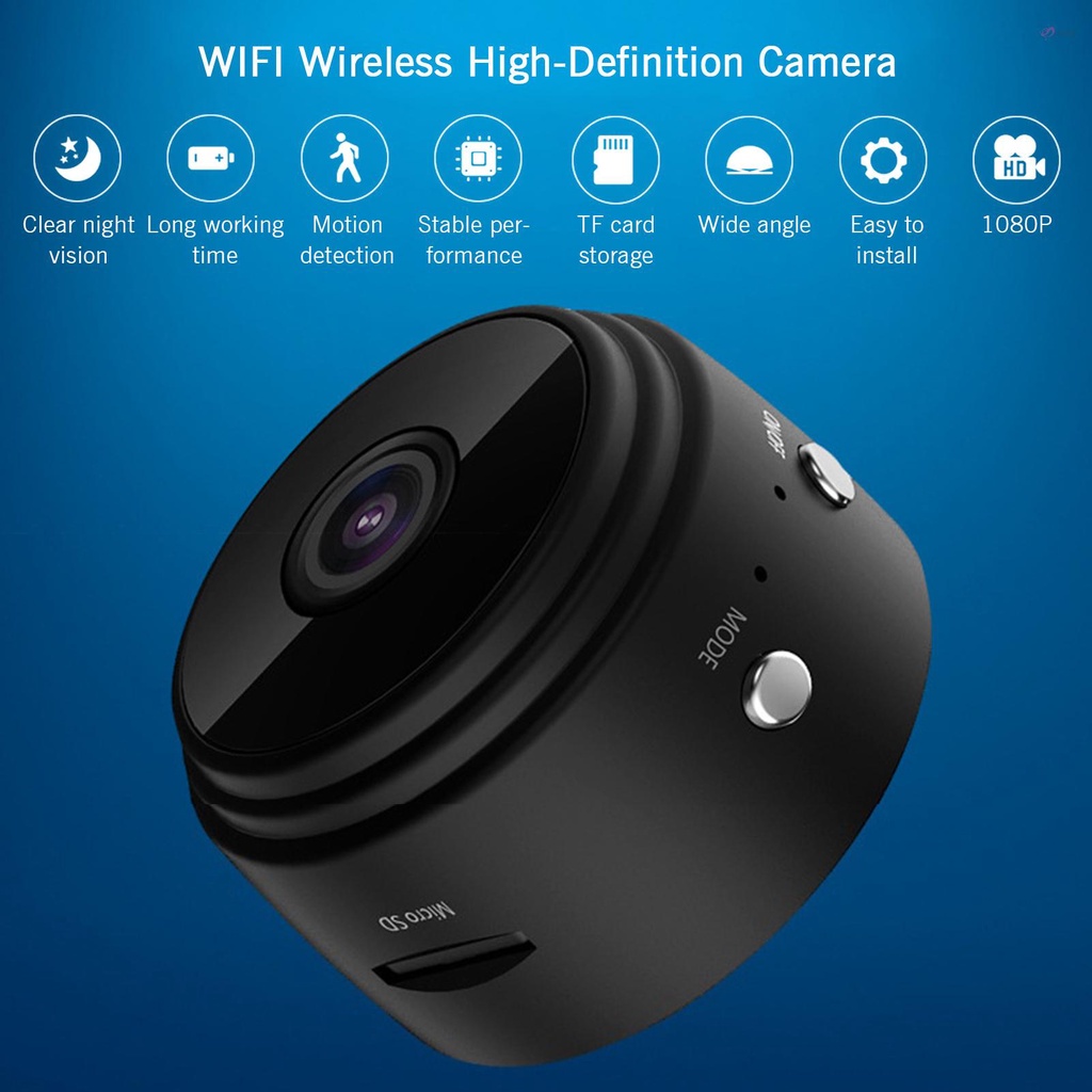 Camera an ninh không dây kết nối wifi thông minh độ phân giải cao 1080P có thể xoay được
 | BigBuy360 - bigbuy360.vn
