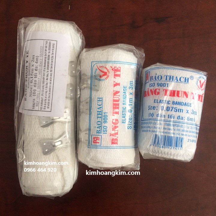 Băng thun Bảo Thạch nhiều size, chăm sóc chấn thương