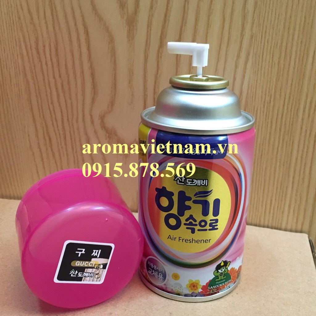 Chai xịt phòng/lõi máy xịt nước hoa tự động Sandokkaebi Hàn Quốc dung tích 300ml