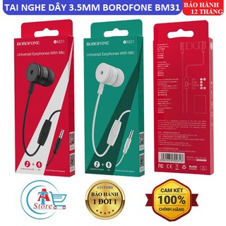 Tai Nghe Dây 3.5mm Có Mic Borofone BM31 Chính Hãng - Tai Nghe Nhét Tai