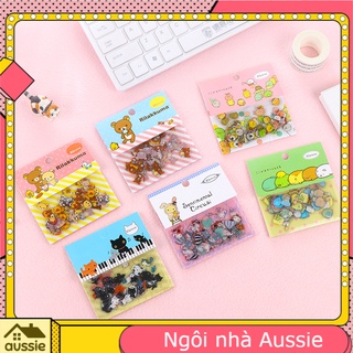 Túi sticker 80 miếng dán hoạt hình - aussie house