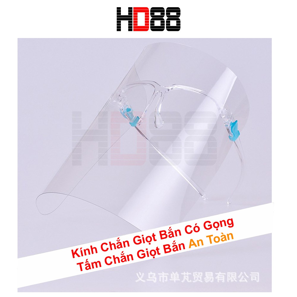 ( Hàng loại 1) Kính Chắn Giọt Bắn Có Gọng, Tấm Chắn Giọt Bắn An Toàn - HD88