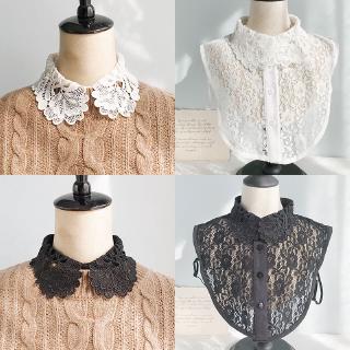 Cổ áo sơ mi giả bằng cotton có thể tháo rời