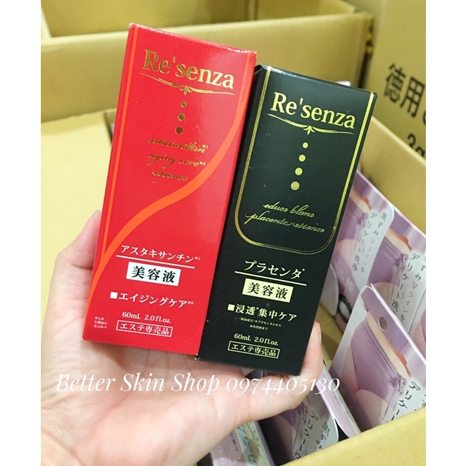Serum Resenza chống lão hoa, dưỡng trắng da 60ml Nội địa Nhật chính hãng