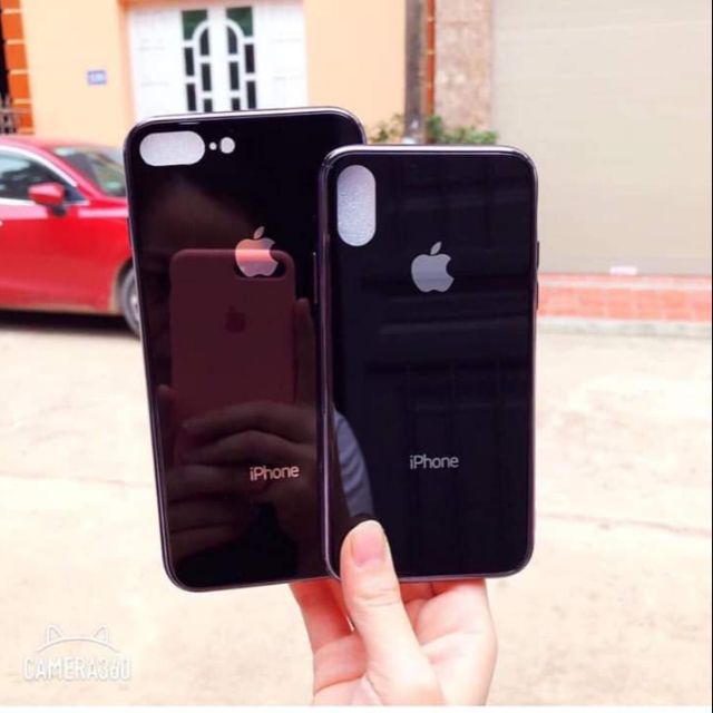 Ốp kính iphone 6 màu đen