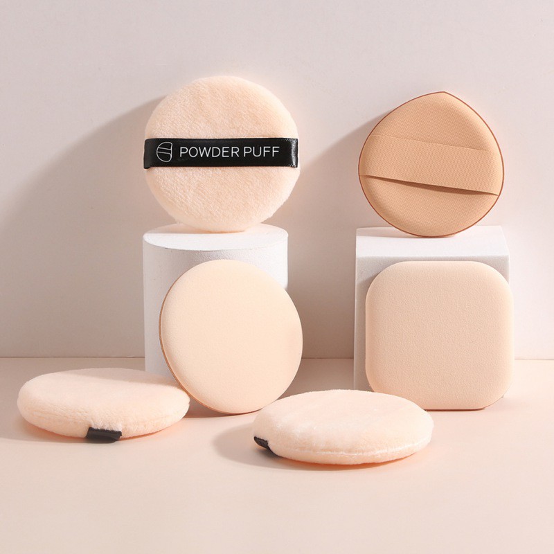 [Hàng mới về] Set 6 Mút Trang Điểm Nhiều Hình Dạng Chuyên Dụng Chất Lượng Cao