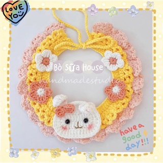 Yếm len handmade cho mèo, cún,thỏ,…