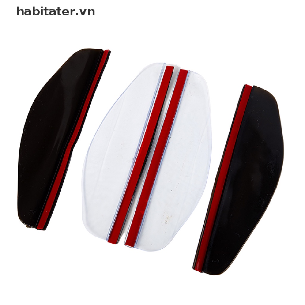 Set 2 Tấm Che Mưa Cho Gương Chiếu Hậu Xe Hơi
