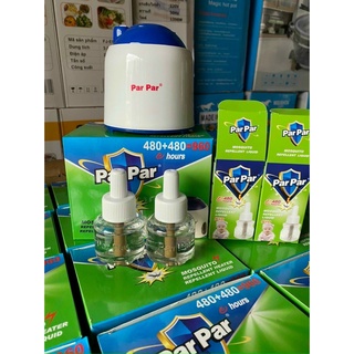 Máy Đuổi Muỗi Parpar Tặng Kèm 1 Lọ Tinh Dầu