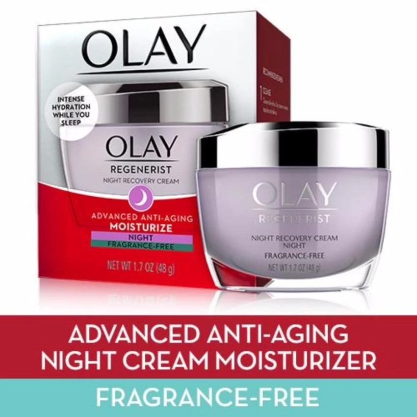 KEM DƯỠNG ẨM CHỐNG LÃO HÓA BAN ĐÊM OLAY REGENERIST NIGHT RECOVERY CREAM 48G CHÍNH HÃNG - 3947