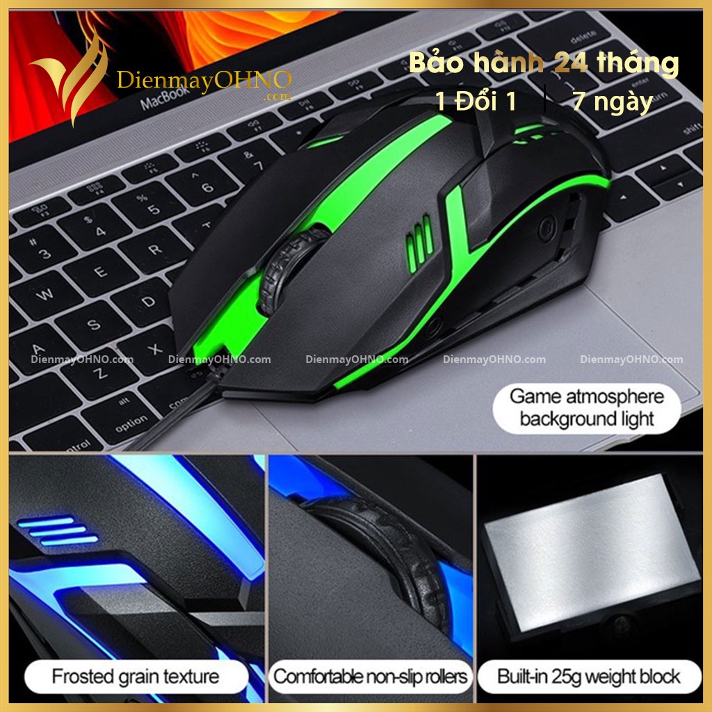 Bộ Bàn Phím Chuột T-WOLF TF 270 Chính Hãng Combo Bàn Phím Và Chuột Máy Tính Giả Cơ Chơi Game LED Có Dây – Điện Máy OHNO