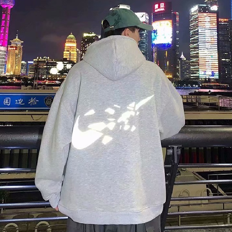 Áo hoodie nam size M-5XL tay dài dáng rộng thời trang mùa đông phong cách Hàn Quốc