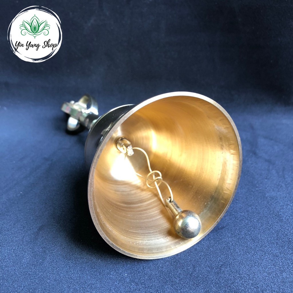 Chuông Lắc Tay, Chuông Cầm Tay Bằng Đồng Cao Cấp - Yinyang Shop