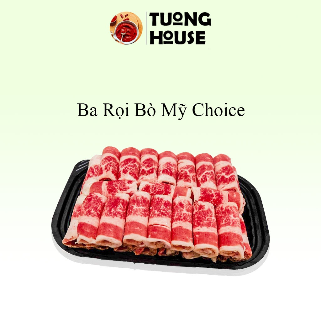 Ba Chỉ Bò Mỹ 500gr | Lẩu - Nướng | Giao Siêu Tốc HCM