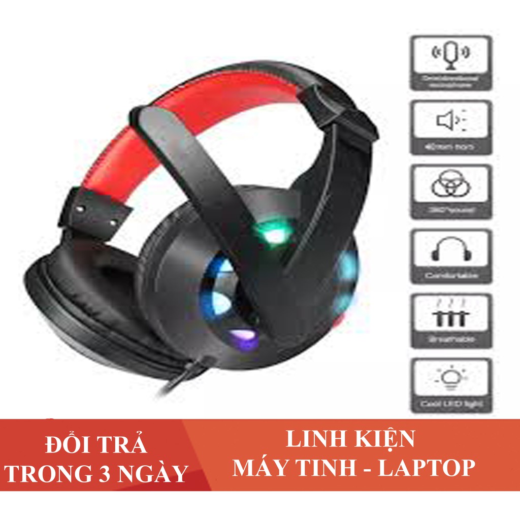 [Mã ELFLASH5 giảm 20K đơn 50K] Xả kho -Tai nghe gaming chụp tai A65 (Headphone Gaming)